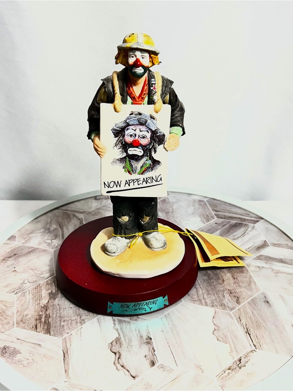 Emmett Kelly Jr “Now Appearing” Limited Edition Clown Figurine Flambro
